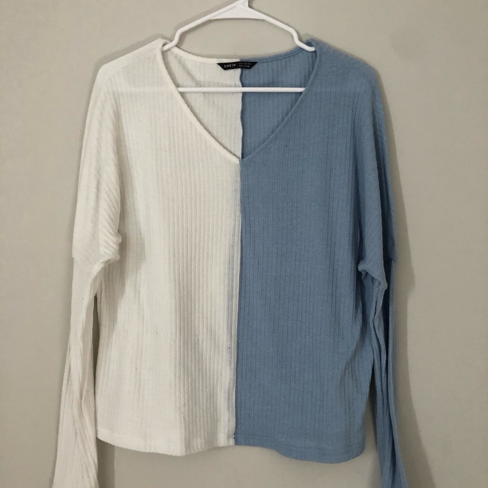 Color block sweater